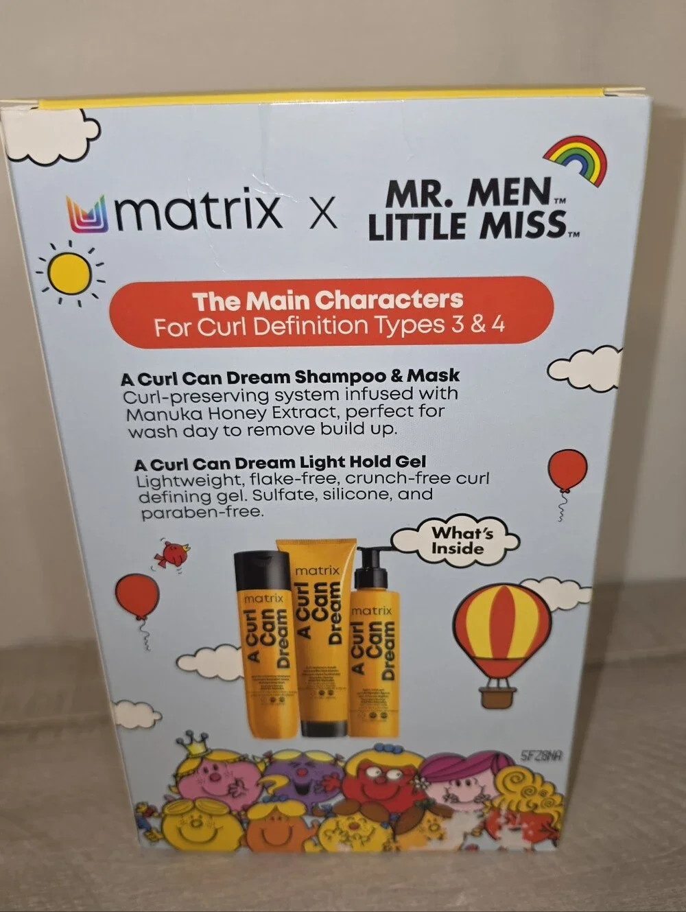 New Matrix Little Miss Bouncy A Curl Can Dream Hair Care Gift Set